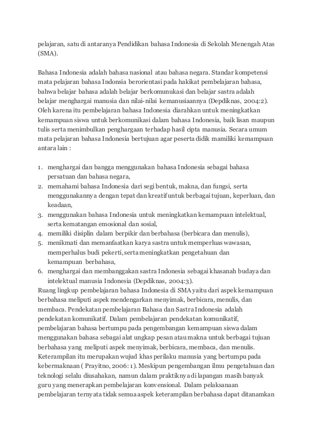 Contoh Skripsi Pendidikan Bahasa Indonesia Ptk Keenwebsites